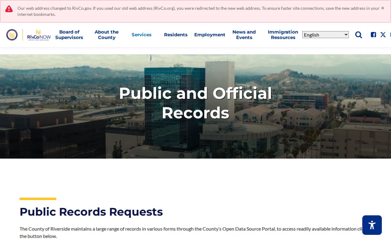 Lake Elsinore neighbors view of Riverside County public and official records
